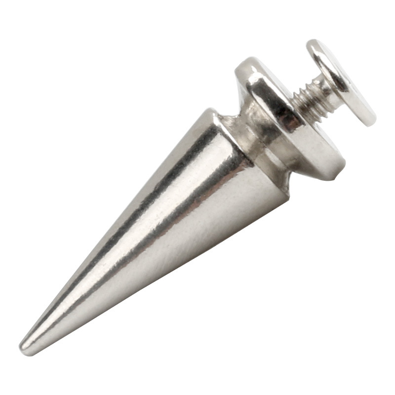 100 Sätze 10x29mm Kegel Turm Typ Legierung Metall Nieten Leder Handwerk Nieten Kugel Spikes Punk Spike für Kleider taschen Gürtel Haustier Halsbänder – Detail 2