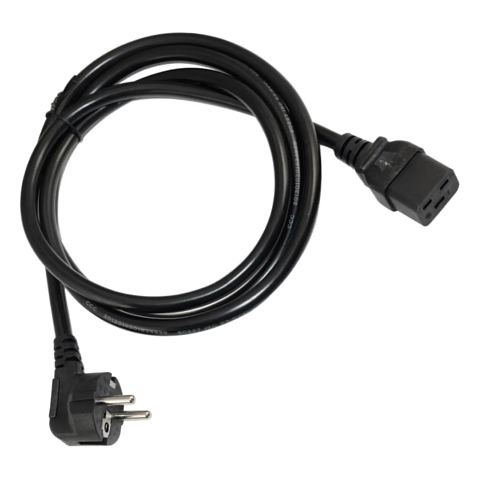 European to C19 Power Cords good Conductivity Power Extension Cable Laptop Adapter