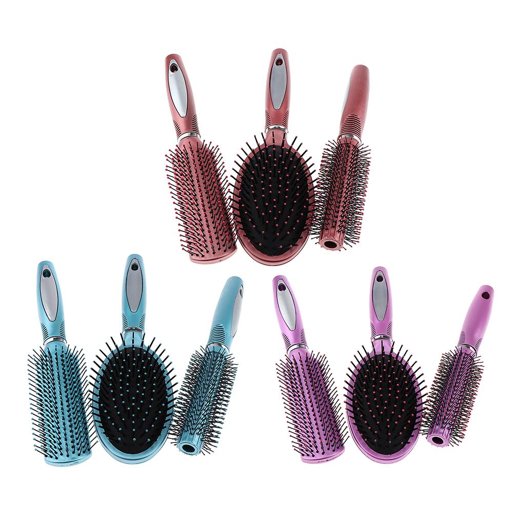 3Pcs/set Professional Detangler Hair Brushes,    Dry Hair - No Snag or Pull