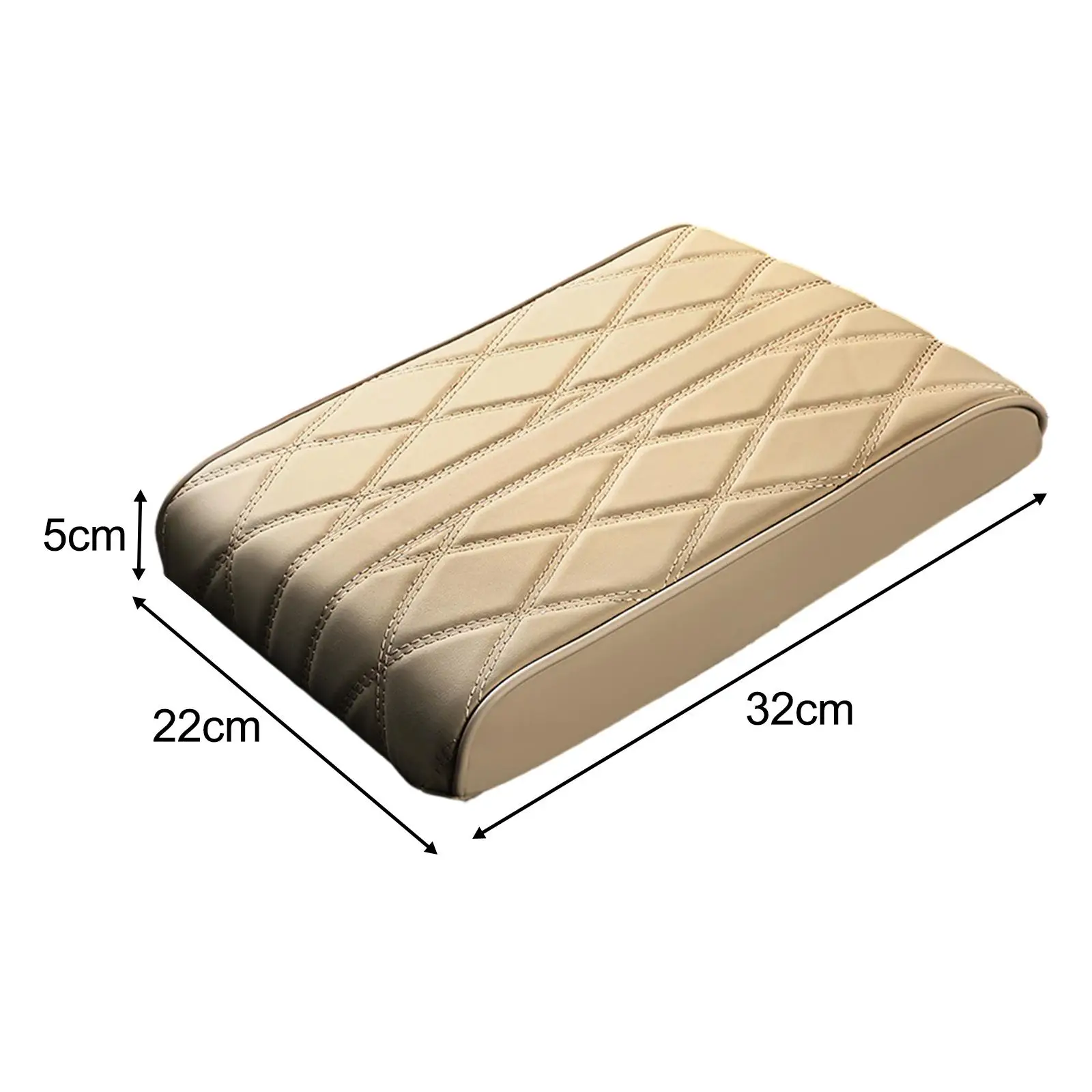 Car Armrest Cushion Pads Armrest Mat Box Cover PU leather Breathable Center Console Cover for Car Trucks Suvs car armrest cover