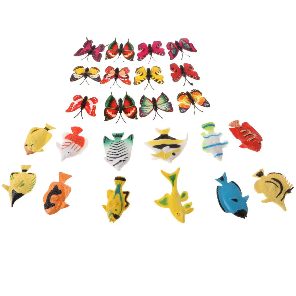 24pcs Vivid   Butterfly Model  Party Favors Collection