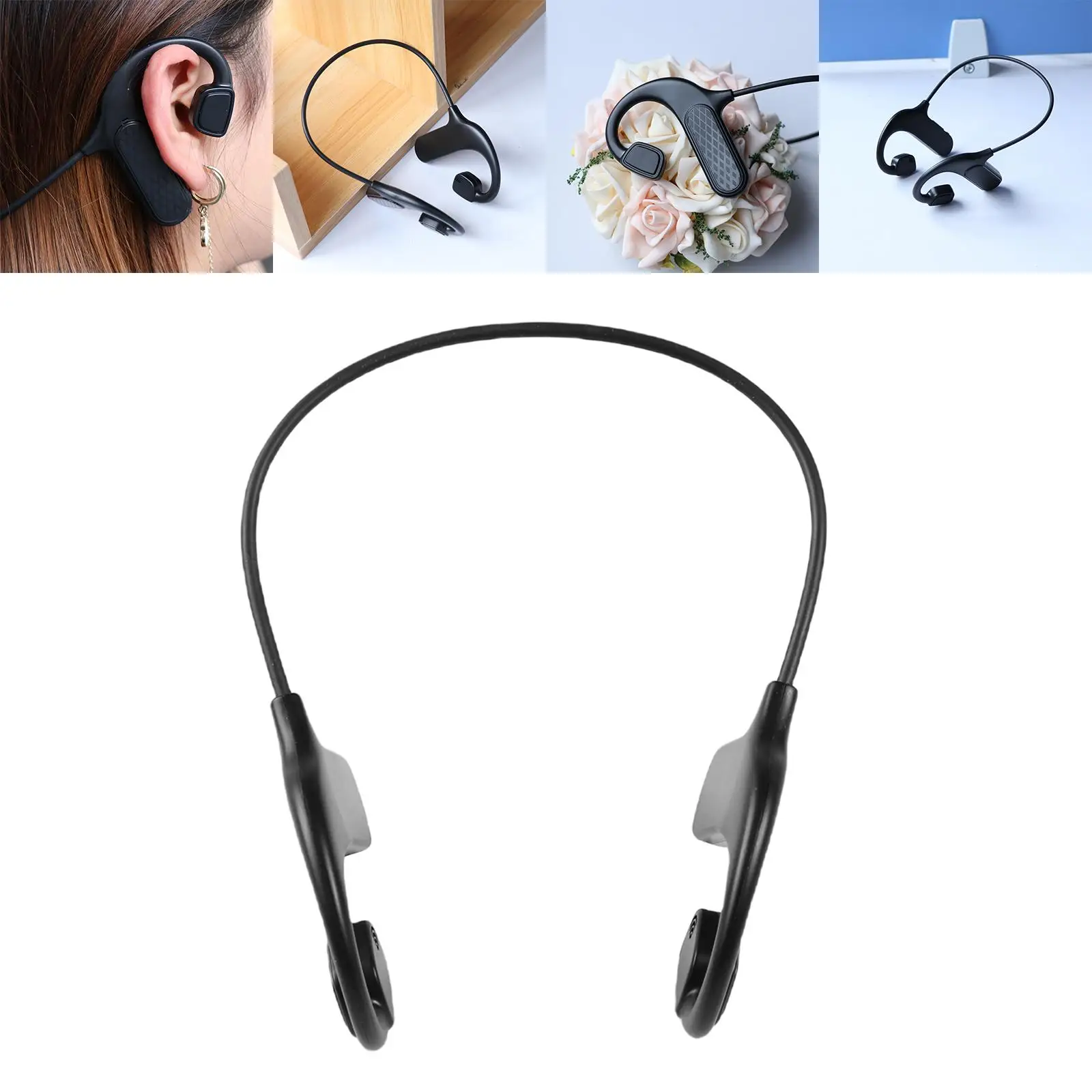 Wireless Stereo Headset air Conduction Headphone Bluetooth 5.1 Noise Reduction Waterproof Earphone