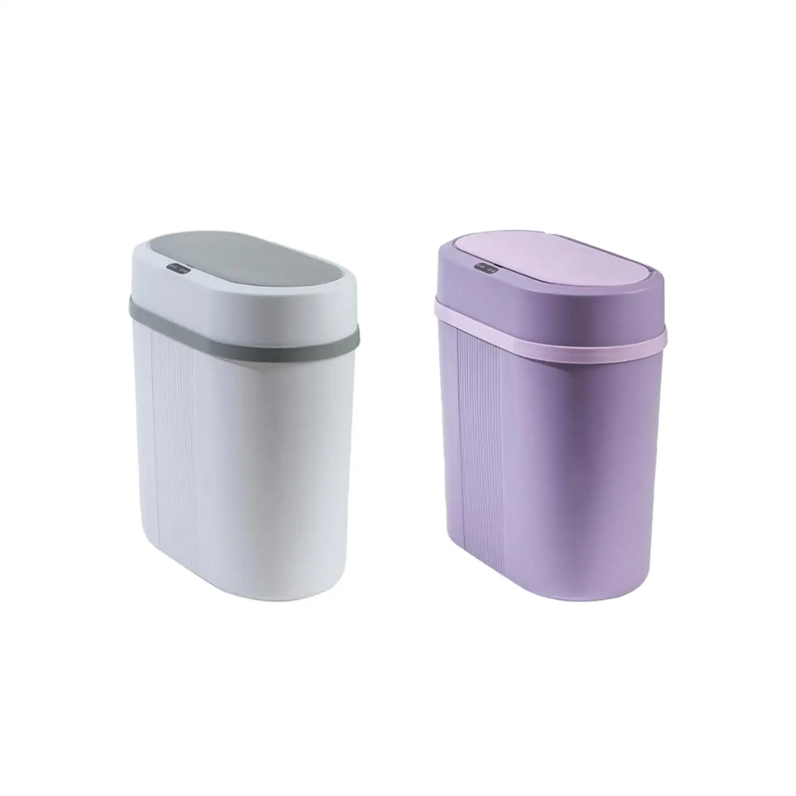 Intelligent Sensor Touchless Narrow Trash Can 12L 15cm Width for Kitchen
