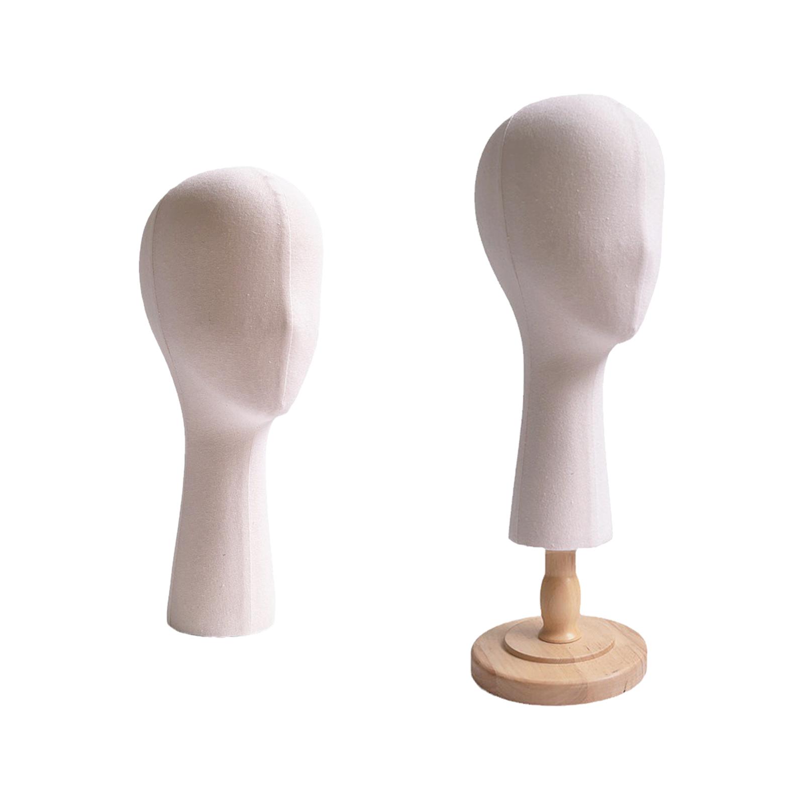 Mannequin Manikin Head Lightweight Stable Versatile Easy to Use Hair Head Stand for Display Styling Caps Headset Hairpieces