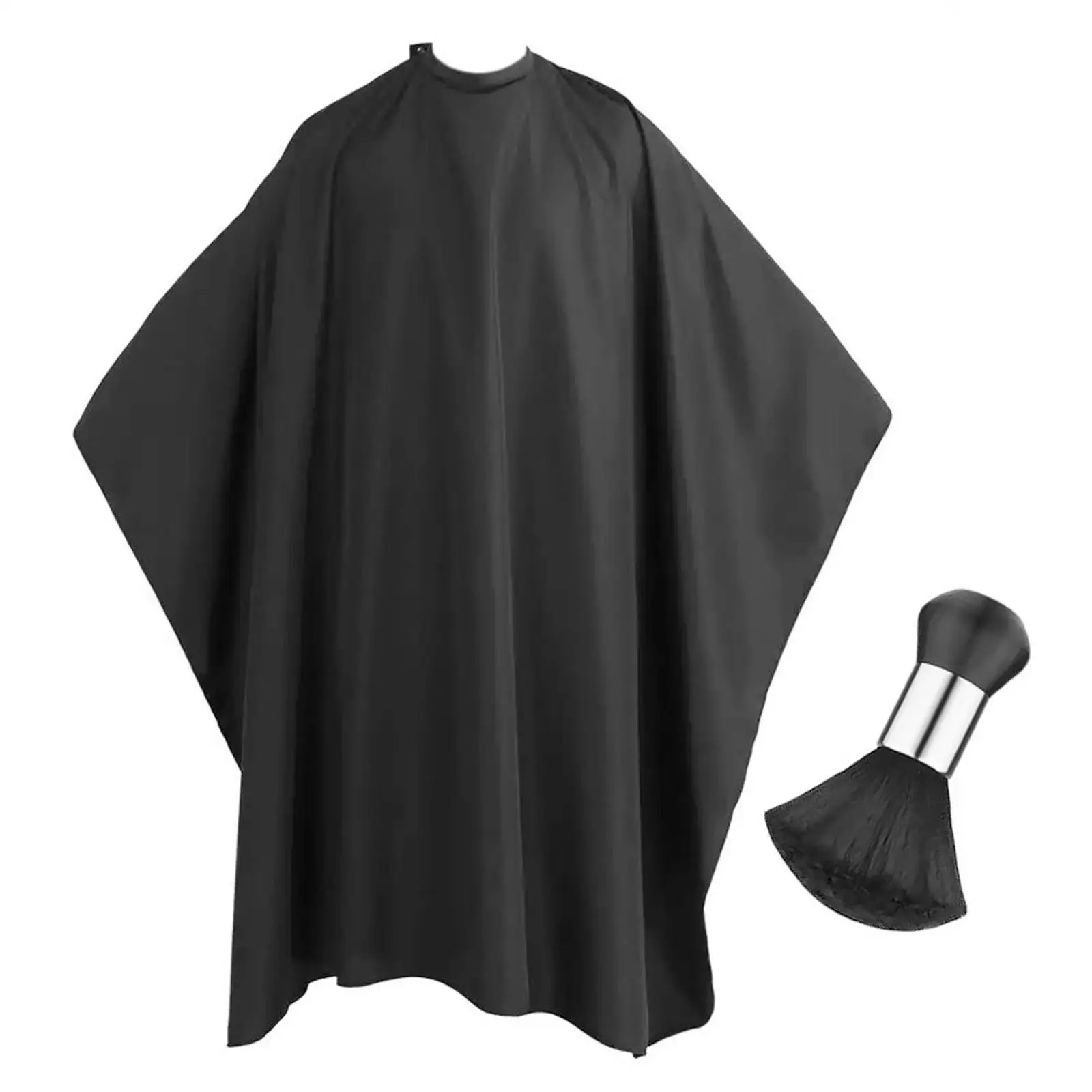 Hairdresser Cape Black Waterproof for Men Women and Kids Hairstylists Salon Haircut