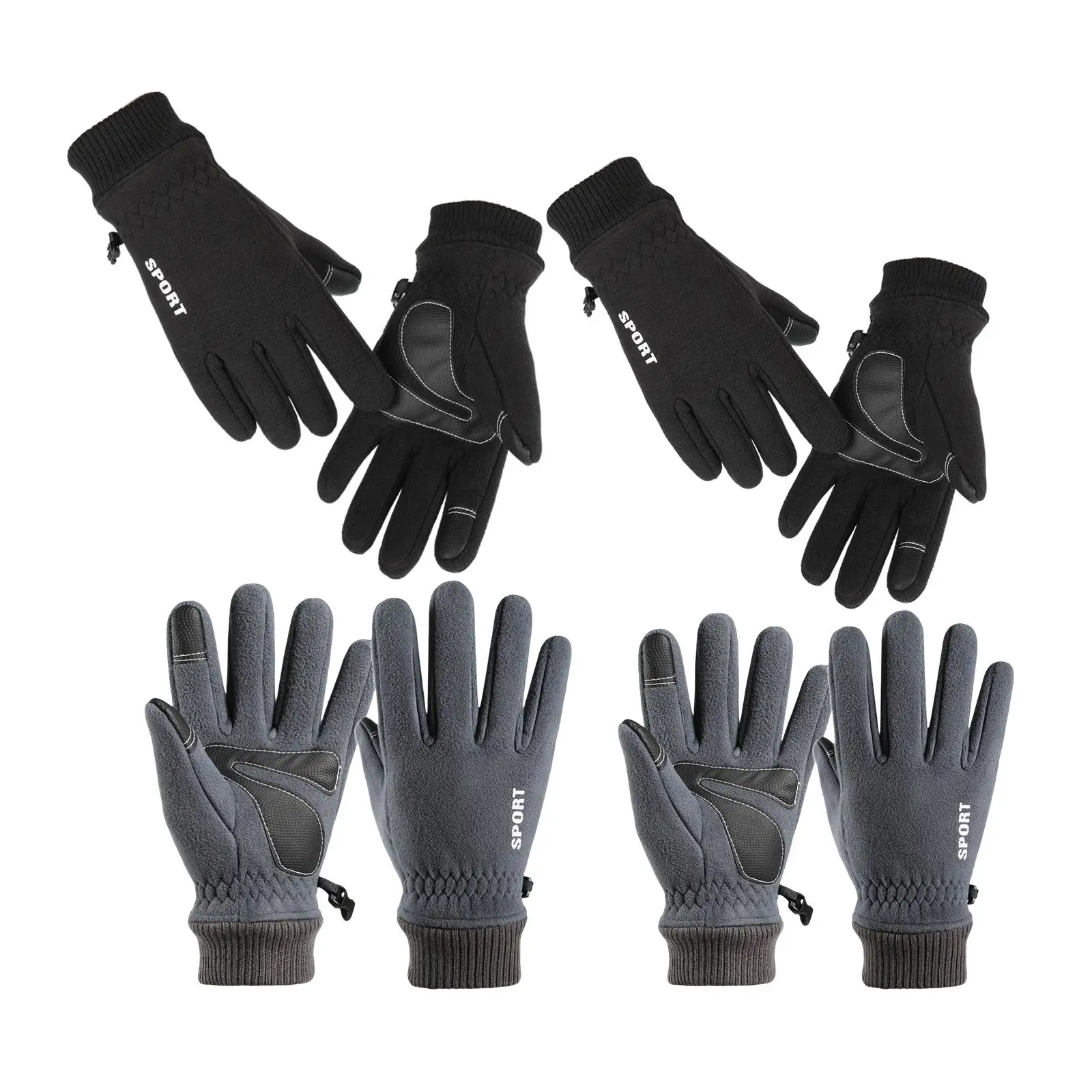 Winter Warm Gloves Cold Weather Gloves for Running Hiking Adults Unisex