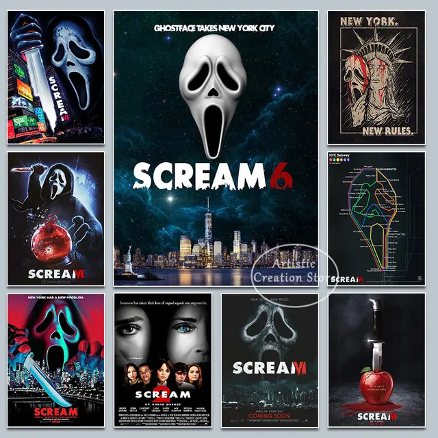 Scream 6 2023 Official Poster Home Decor Poster Canvas - REVER LAVIE