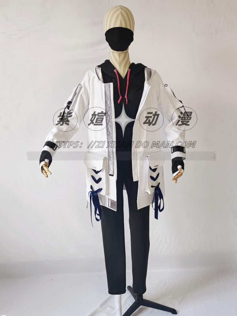 Misaki Cosplay Kostüm Spiel blau Archiv Cosplay niedlichen Party Anzug Mantel Hemd Hosen Halloween Karneval Uniformen nach Maß – Detail 2