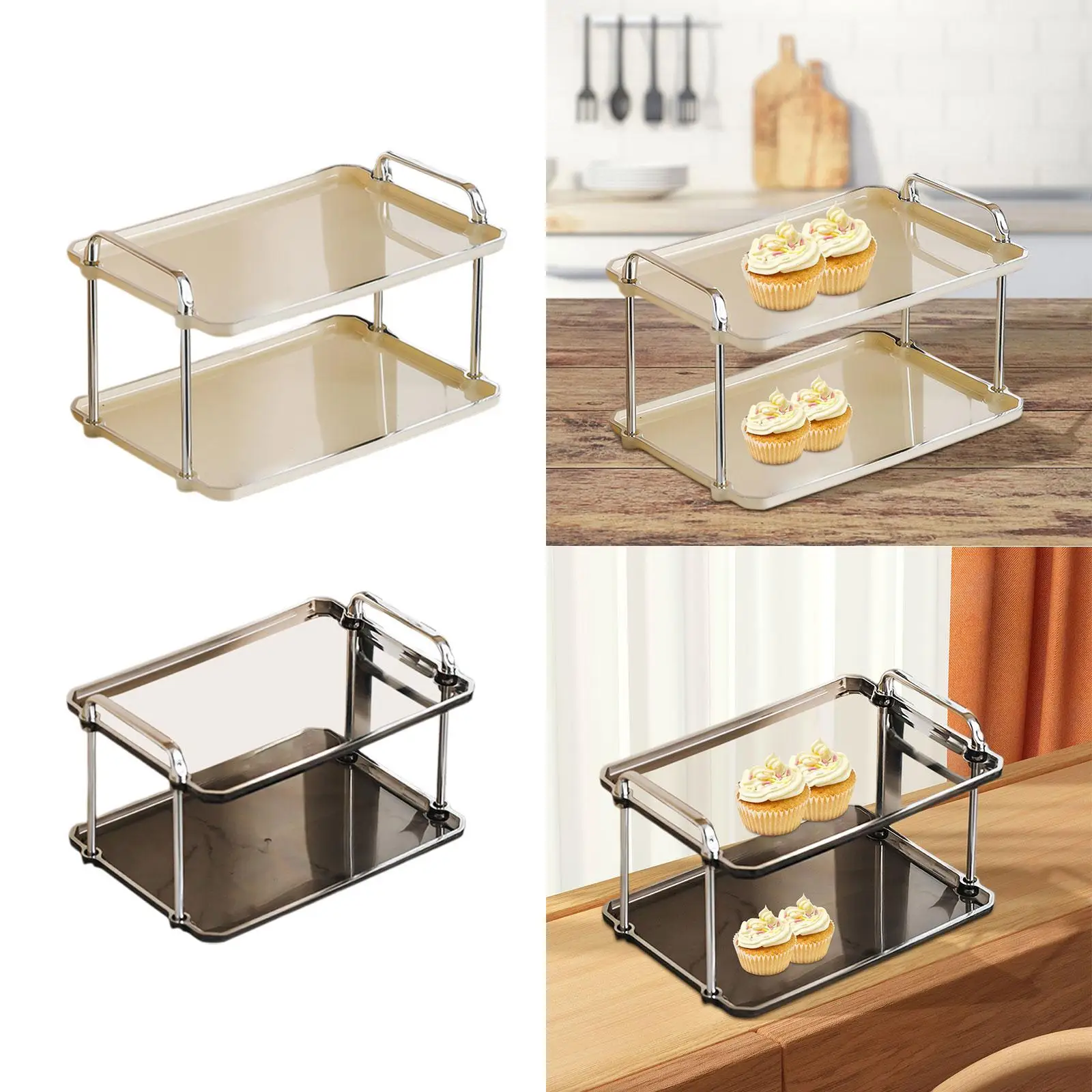 Countertop Shelf Organizer Multiuse for Tabletop Housewarming Gift Bathroom