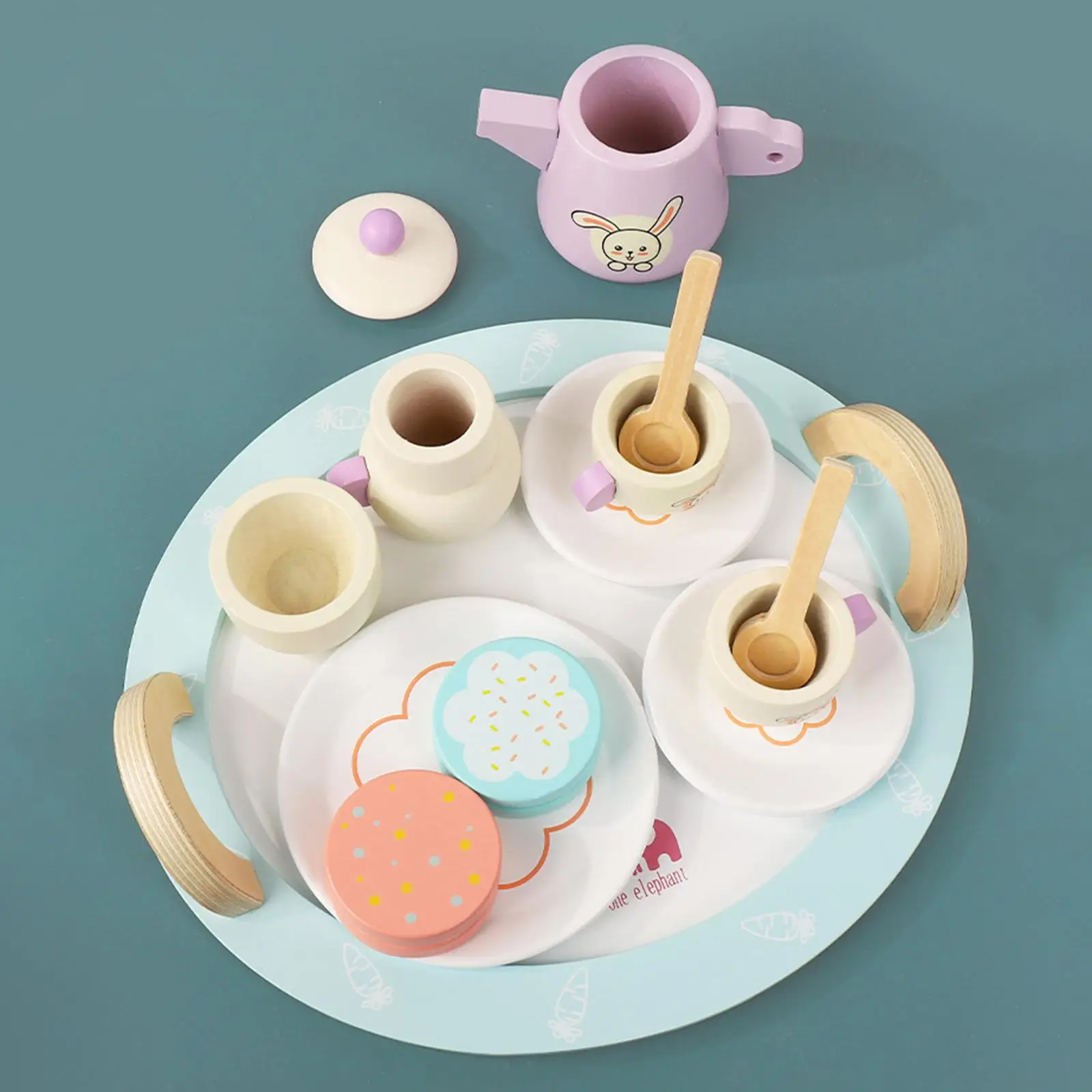 Simulation  Toy Role  Tea Party Pretend Food Toy, for 4 5 6 