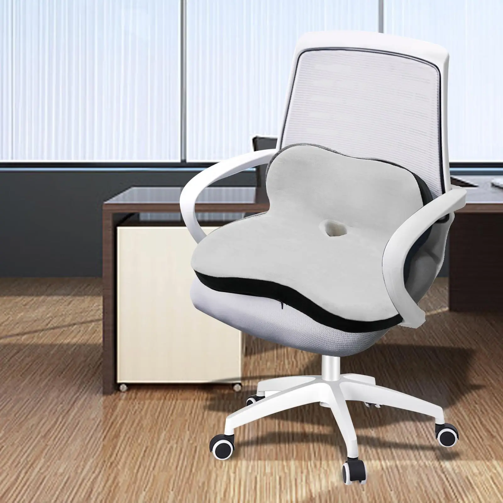 Seat Cushion Pillow Non Slip Posture Corrector Desk Chair Cushion BuPillow for Long Sitting Car Office Chair Computer Desk