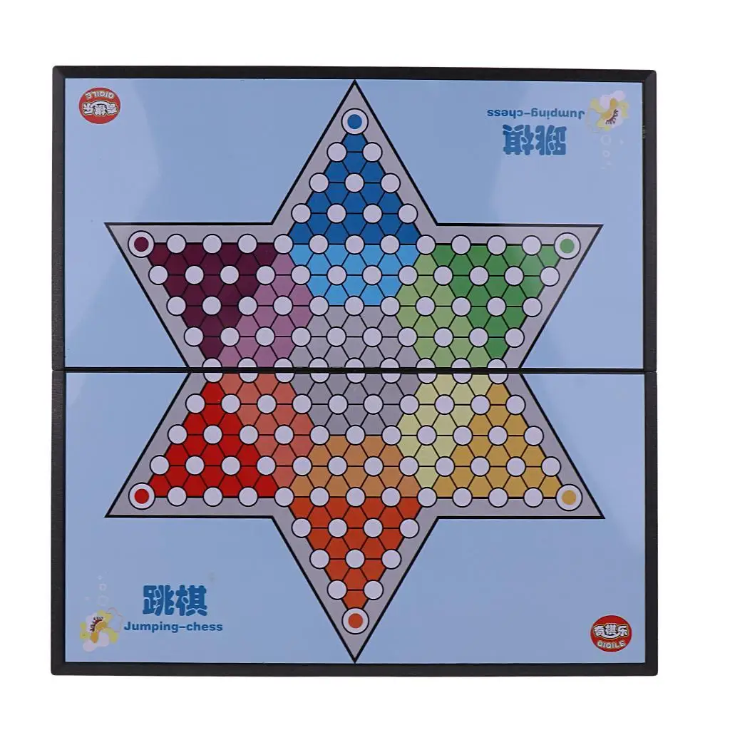  Folding Chinese Checkers Board Game Toy Gift for Kids Boys 