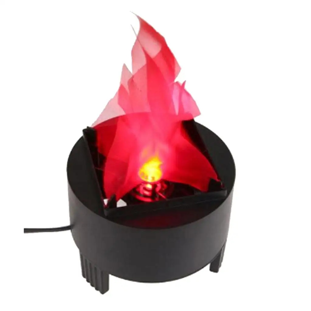 LED Fake Flame Light Fire Torch Light 3D Effect Lamp for Festival Night Clubs Party Home Decor, UK Plug