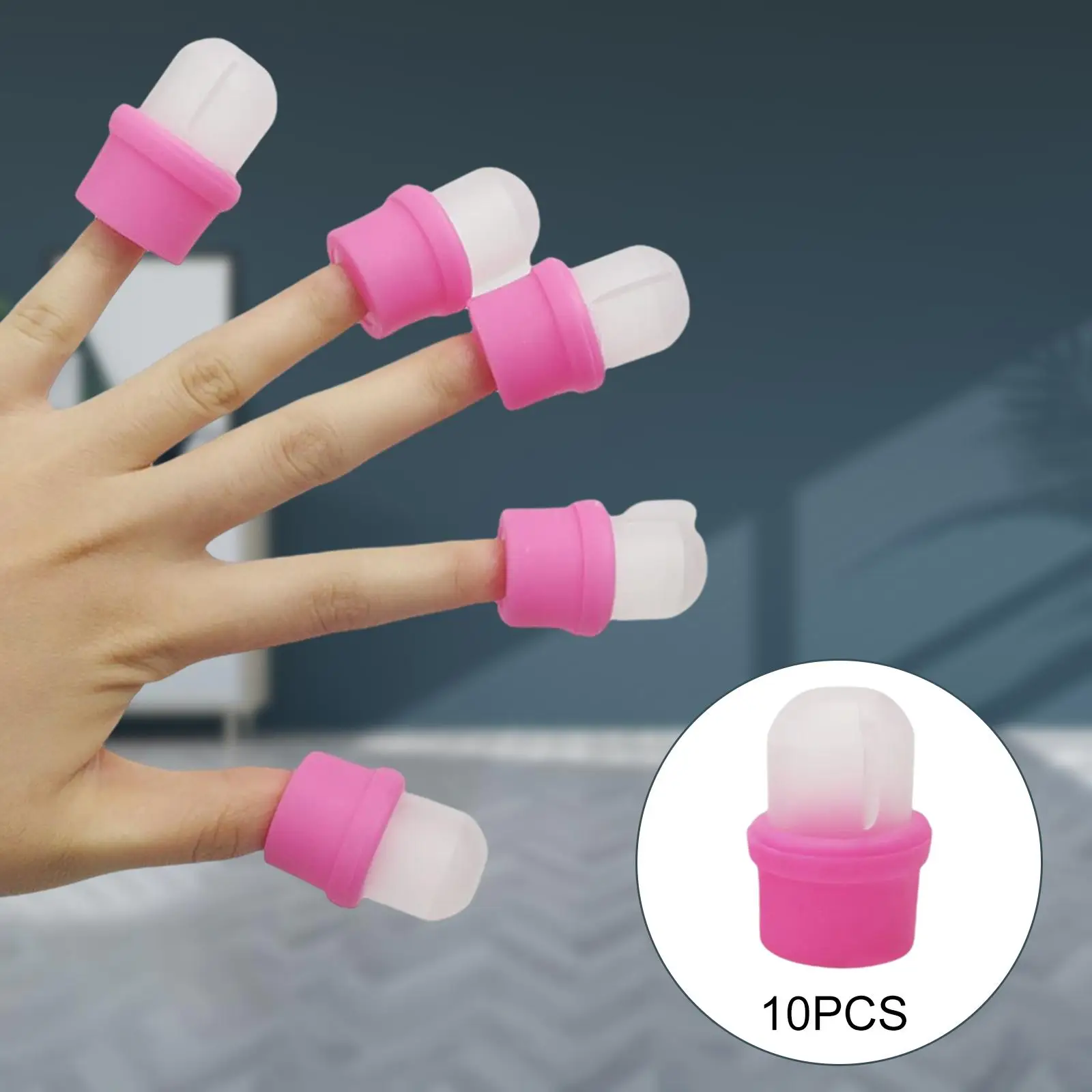 10Pcs Professional Acrylic  Polish Remover Clips 