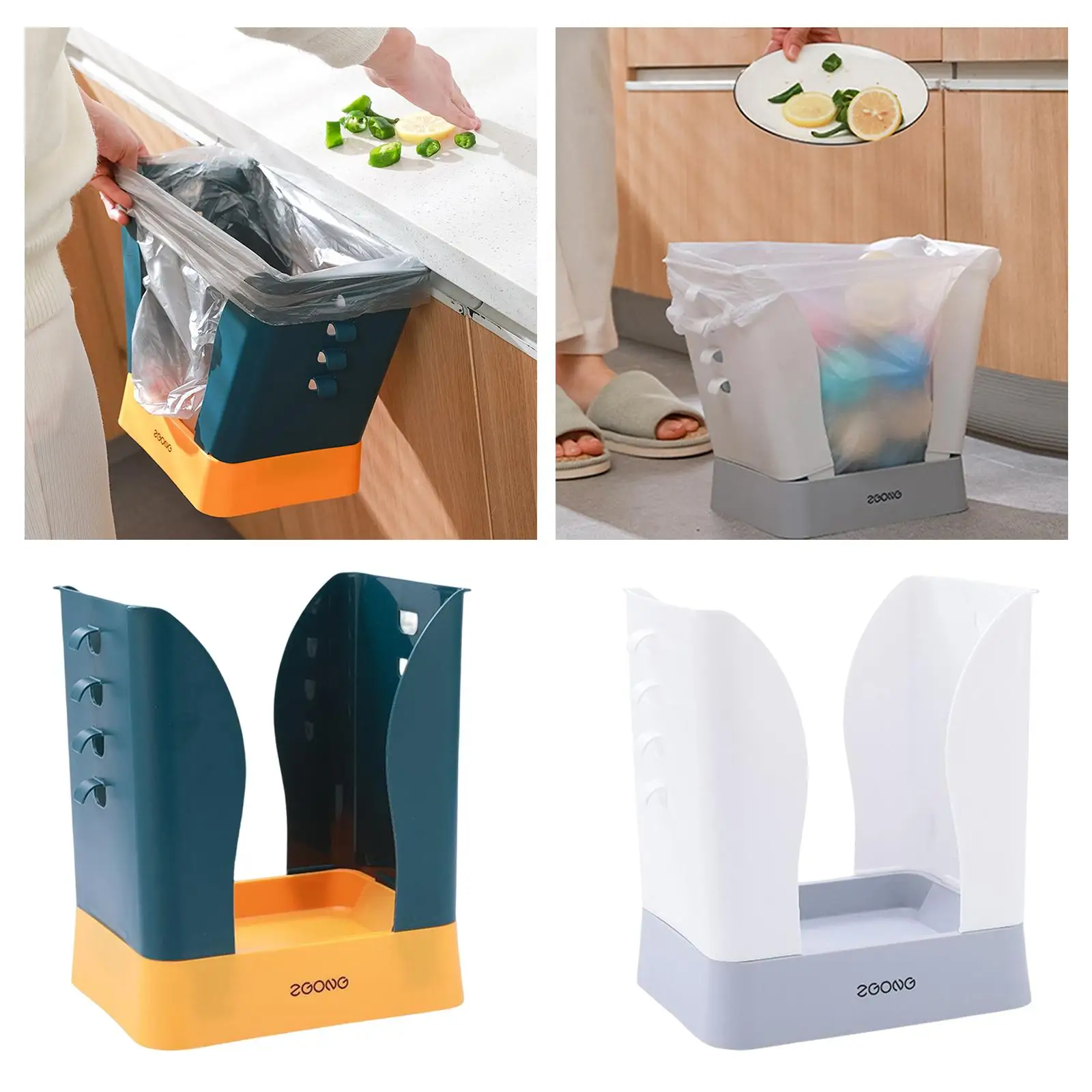 Expandable Trash Bin Garbage Can Wastebasket Dustbin Trash Bin for Toilet Bedroom Home Living Room Bathroom