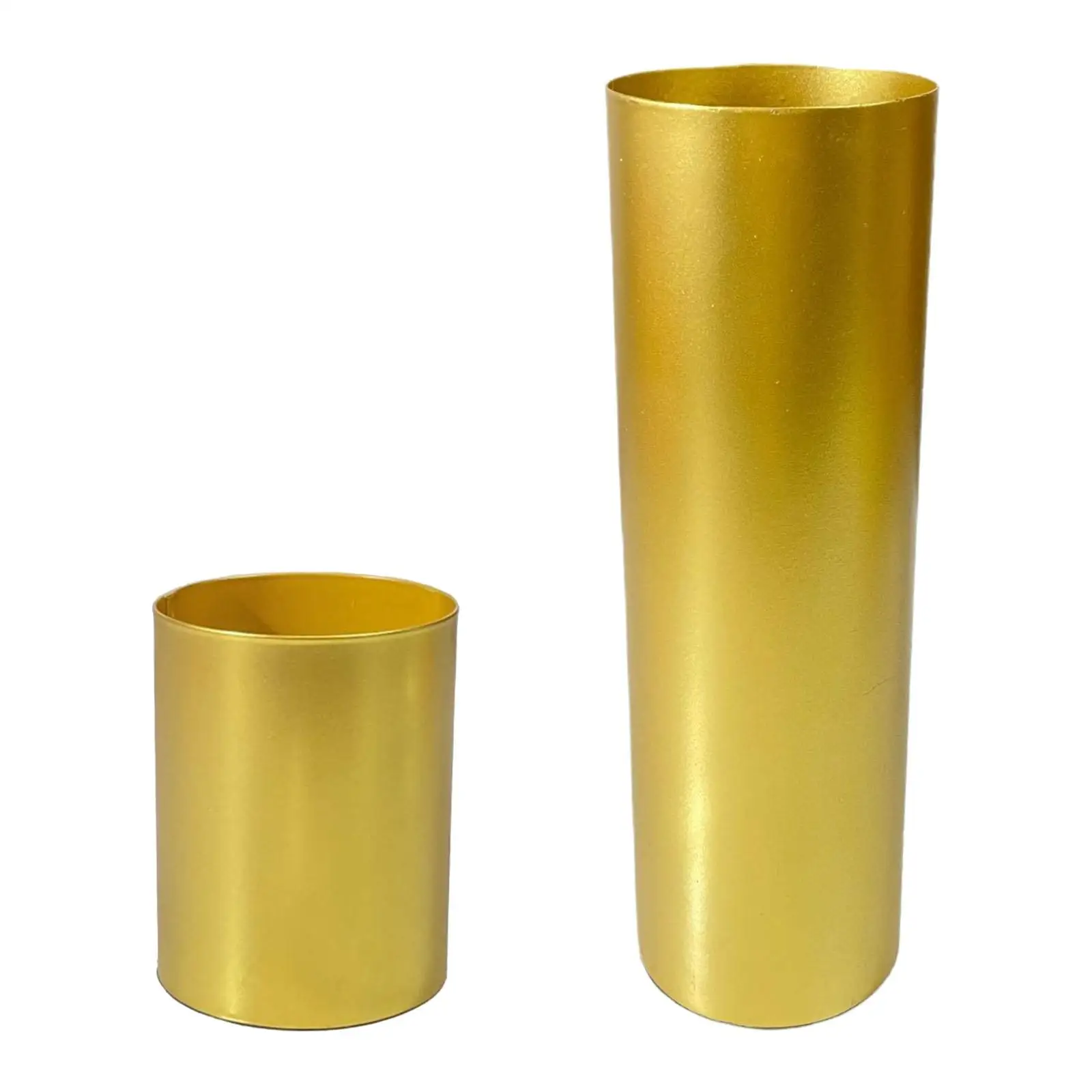 2024 New Year Decorations Gold Metal Vases for Anniversary Wedding Centerpieces Dining  and Dried Floral Home Decoration