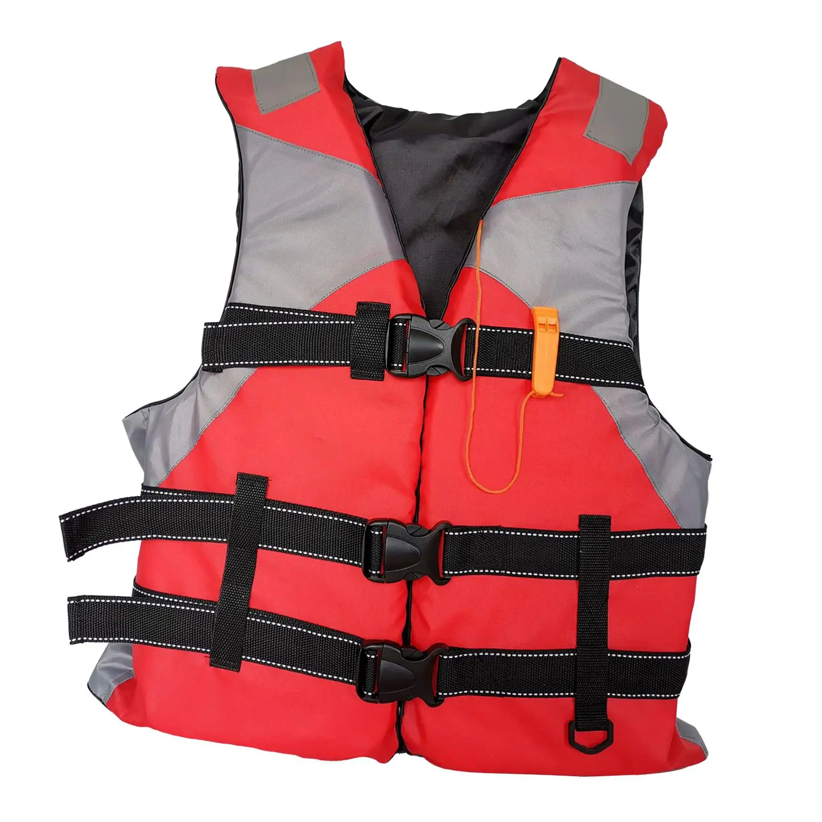 Youth Life Jacket Water Sports Vest Adjustable Strap Floating Vest with Whistle for Surfing Fishing Kayak Ski Child