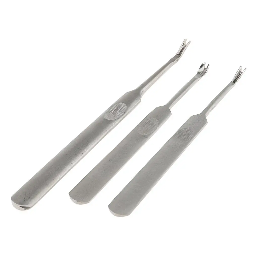 Pack of V Shaped Stitching Groover DIY Craft Tool Working  Edge Skiving Leathercraft Tool Kit, Stainless Steel