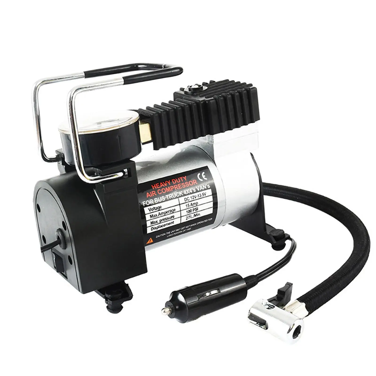 Tire Inflator Handheld Charging Pump Compact High Pressure Electric Pump Electric Air Compressor for Trucks Van Cars SUV