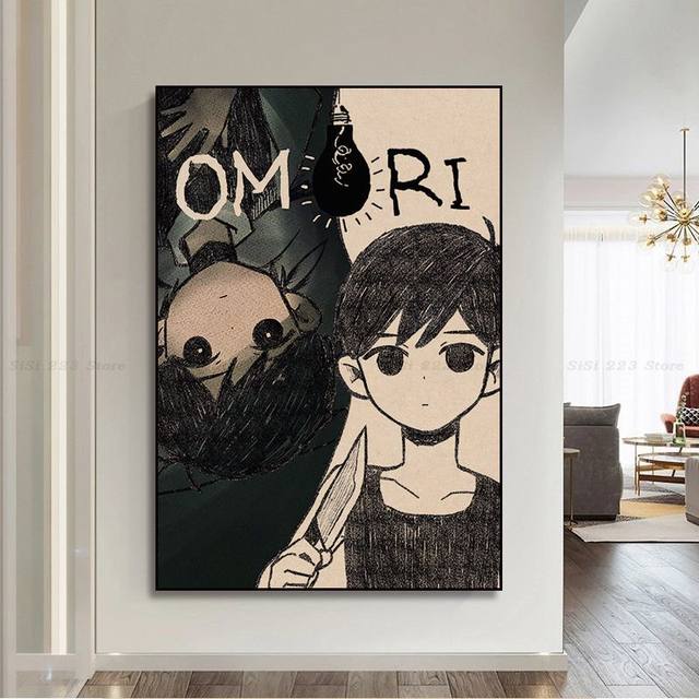Omori Art Poster Wall Art Retro Posters For Home Wall Decor