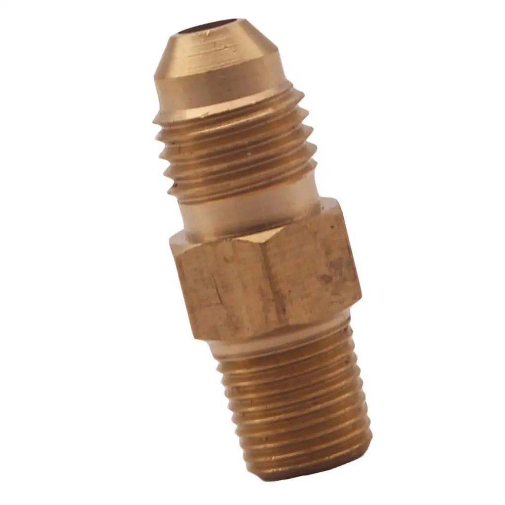New Brass Fitting Oil Gas Adapter Male 4AN 1/8