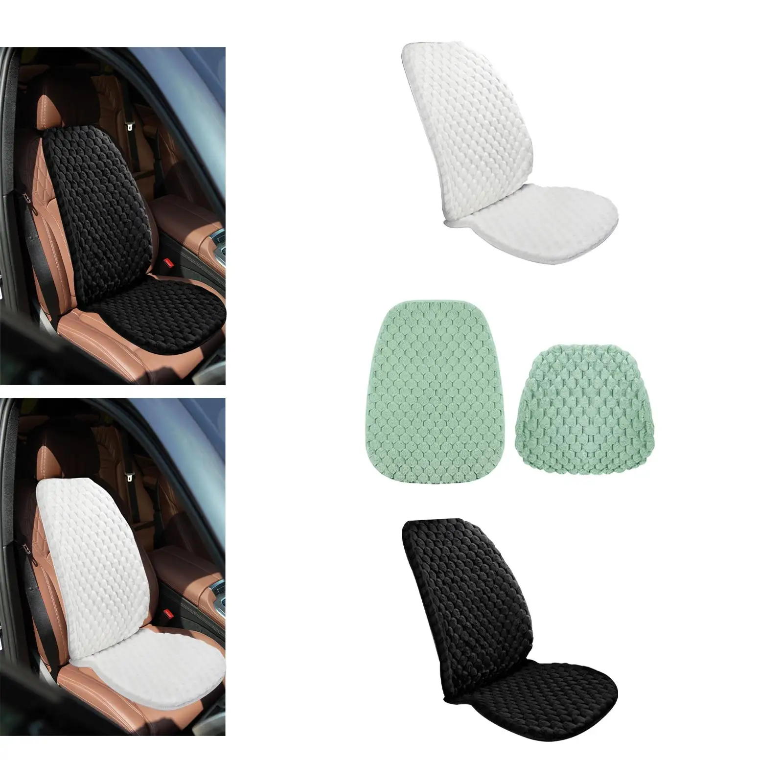Car Seat Cover Universal Warm Anti Slip Mat for Truck Chair Office
