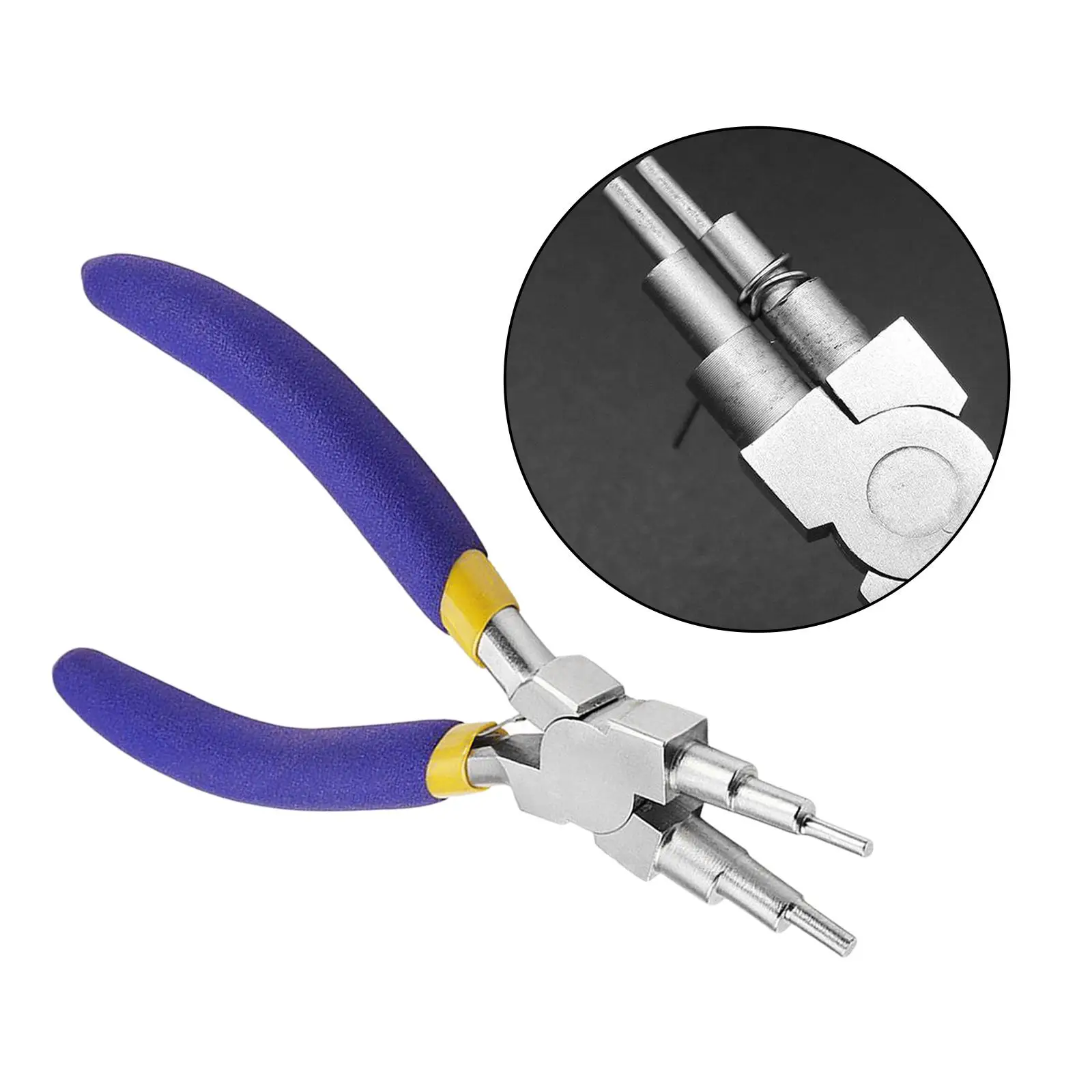 6-Step Bail Making Pliers Makes 2mm to 9mm Forming Jump  Jewelry Looping