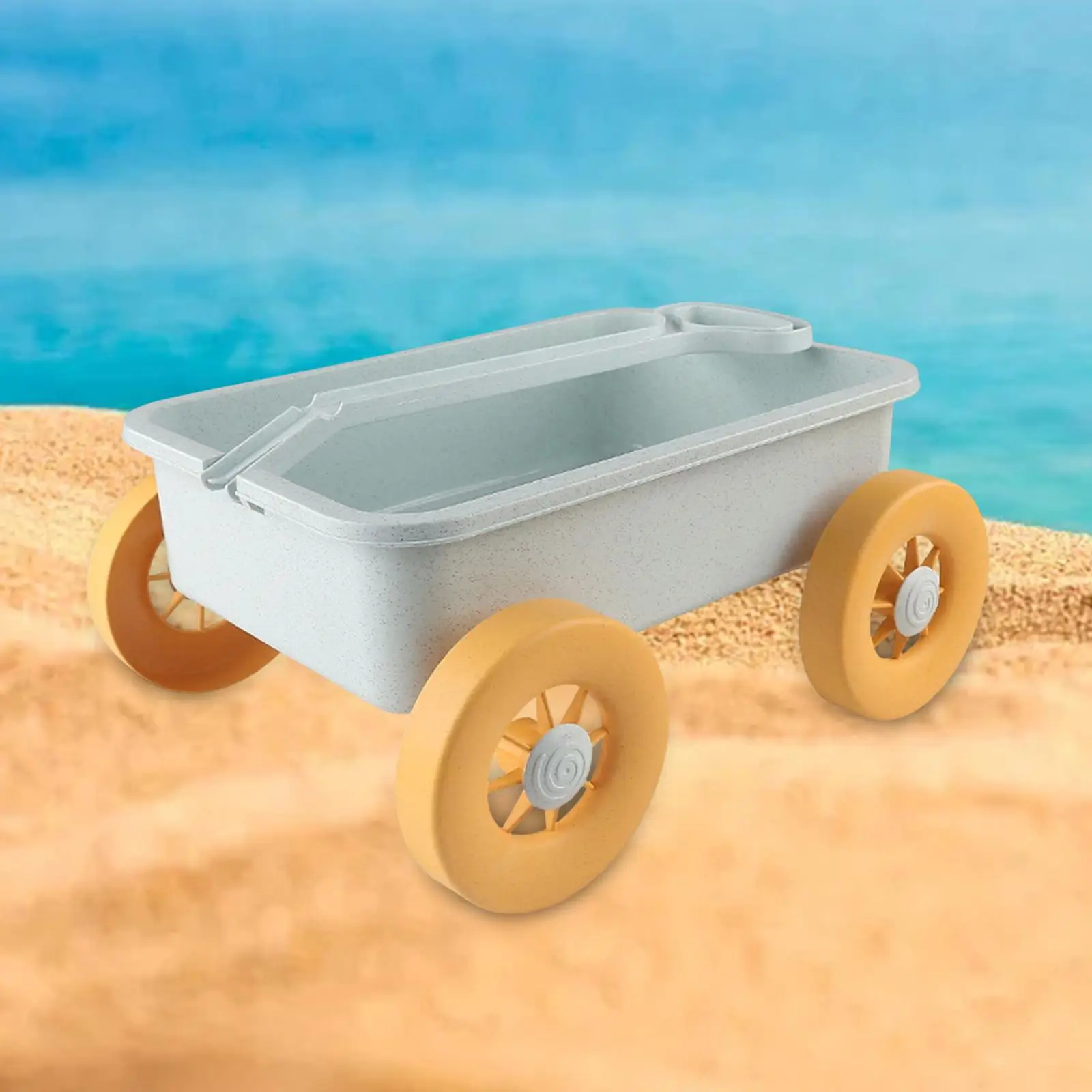 Kid Pull Beach Toy Cart Play Motor Vehicles Outdoor Toy Small Wagon Toys Wheelbarrow for Stuffed Animals Holding Small Toys