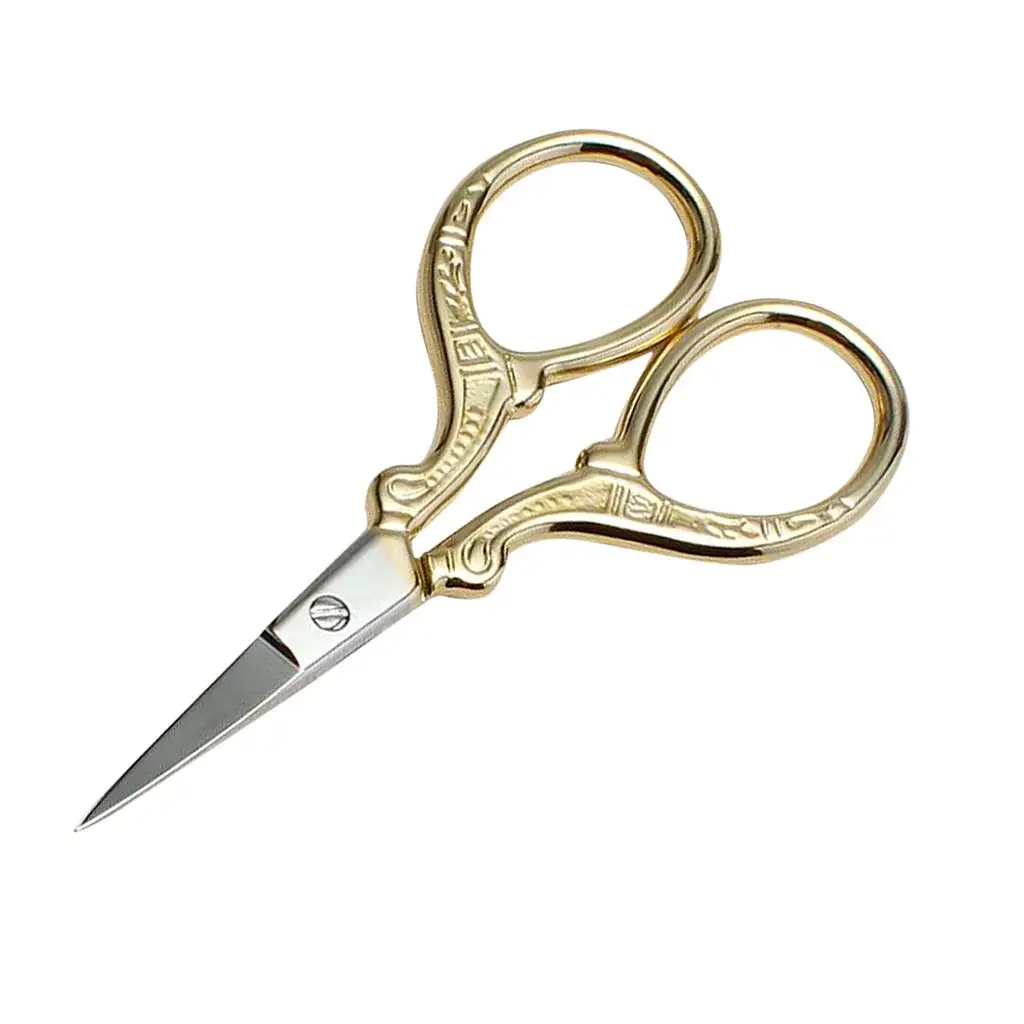 Men, Professional Rustproof Hair Cutting Scissors for Barber Salon, Stainless Steel Facial Hair Scissors for Grooming Trimming