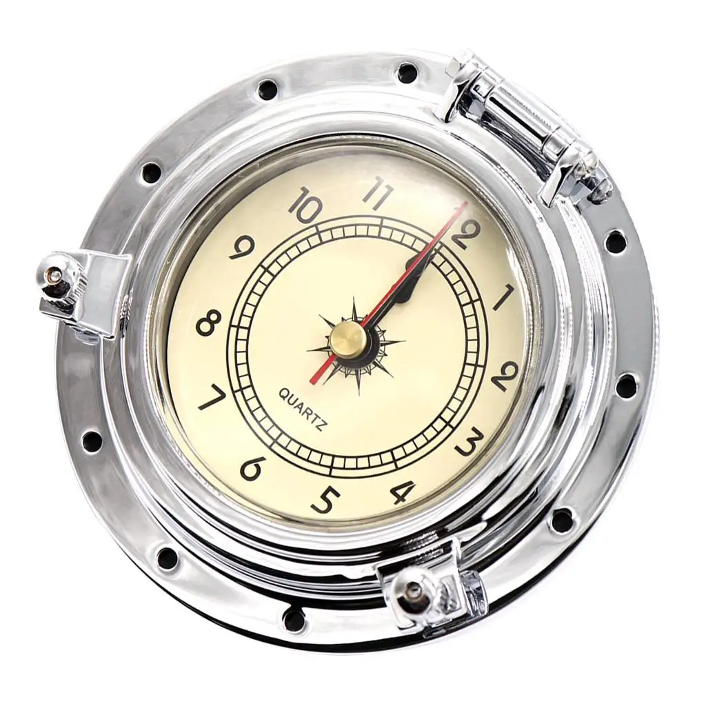 1Pc Vintage Clock Decor for Navigation Marine RV Yacht Boat SUV