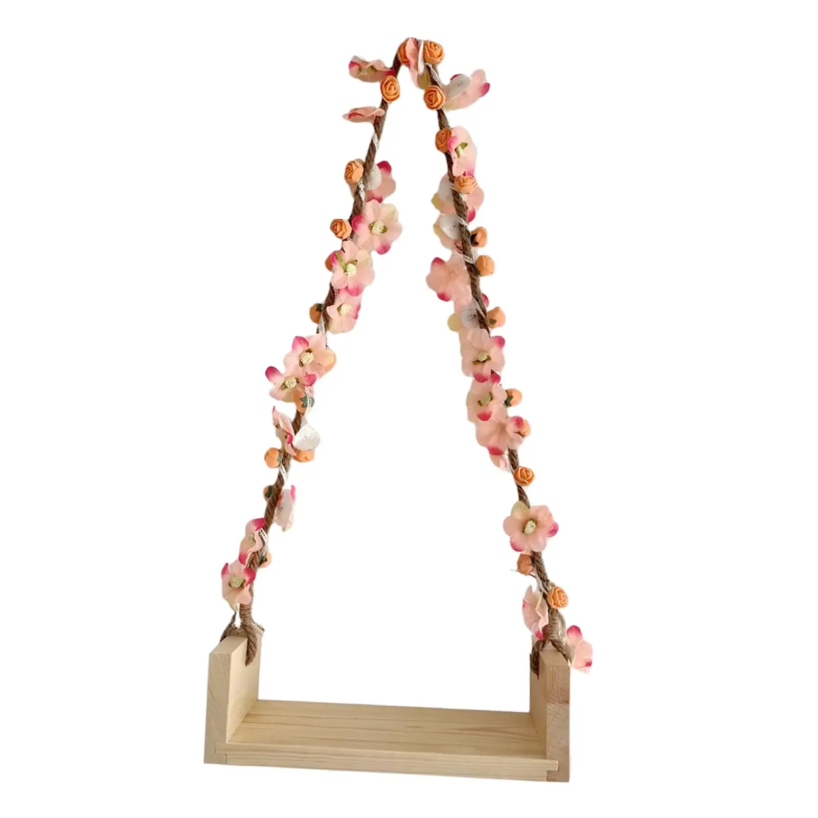 Newborn Photography Props Wooden Swing Seats Photo Posing Aid for Boys Girls