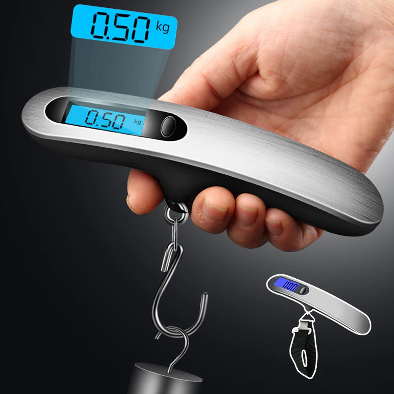 Title 6, Digital Luggage Scales High Accuracy Simple Ope...