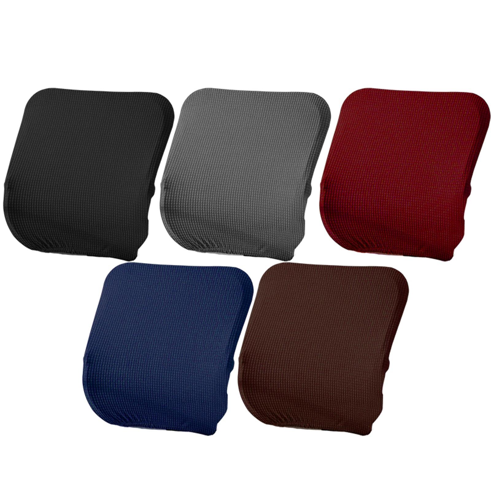 Chair Seat Slipcover Stretch Square Washable Waterproof Polyester Backrest Cover for Furnishing Decor Computer Chair Birthday