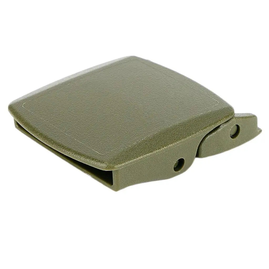 Outdoor Solid Automatic Square Slide Buckle .5`` Leather Waistband