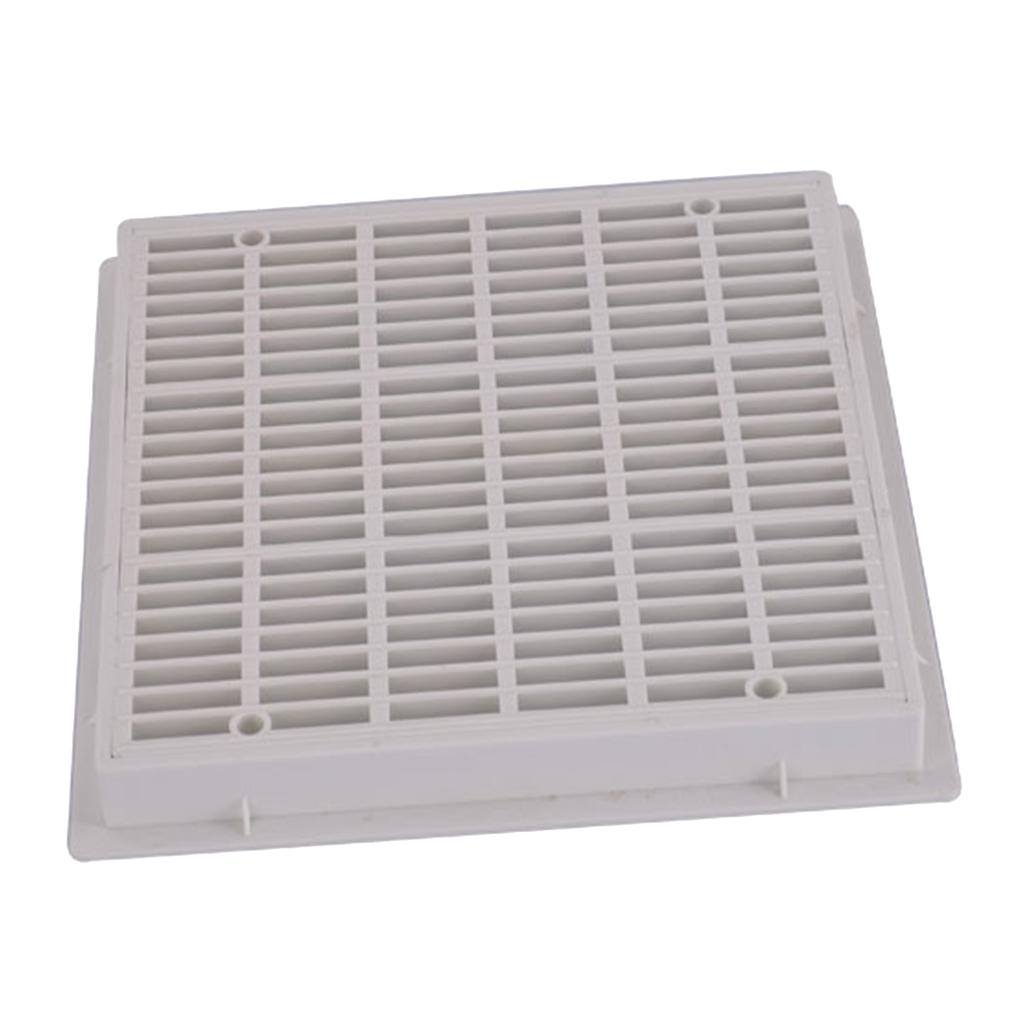 White Main Drain Suction Cover Plate Anti for Inground Pools