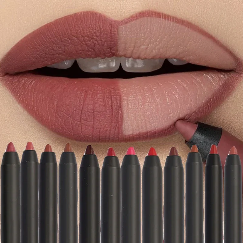 Best of Nude Brown Lip Liner Pencil Lipstick Matte Smooth Waterproof Lipliner Long Lasting Non-stick Cup Lipstick Pen Beauty Cosmetics Reviews & Tips