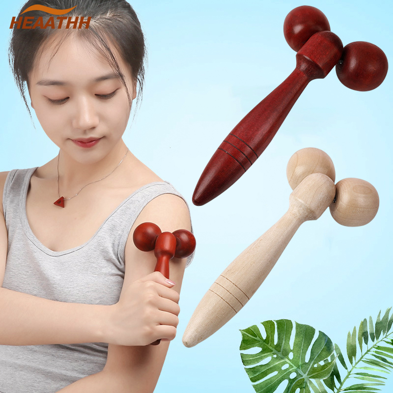 Best of Wooden Double Roller Ball Face Massager 360 Rotation Massage Relaxing Neck Chin Slimming Face-lift Massage Tool Full Body Shape Reviews & Tips