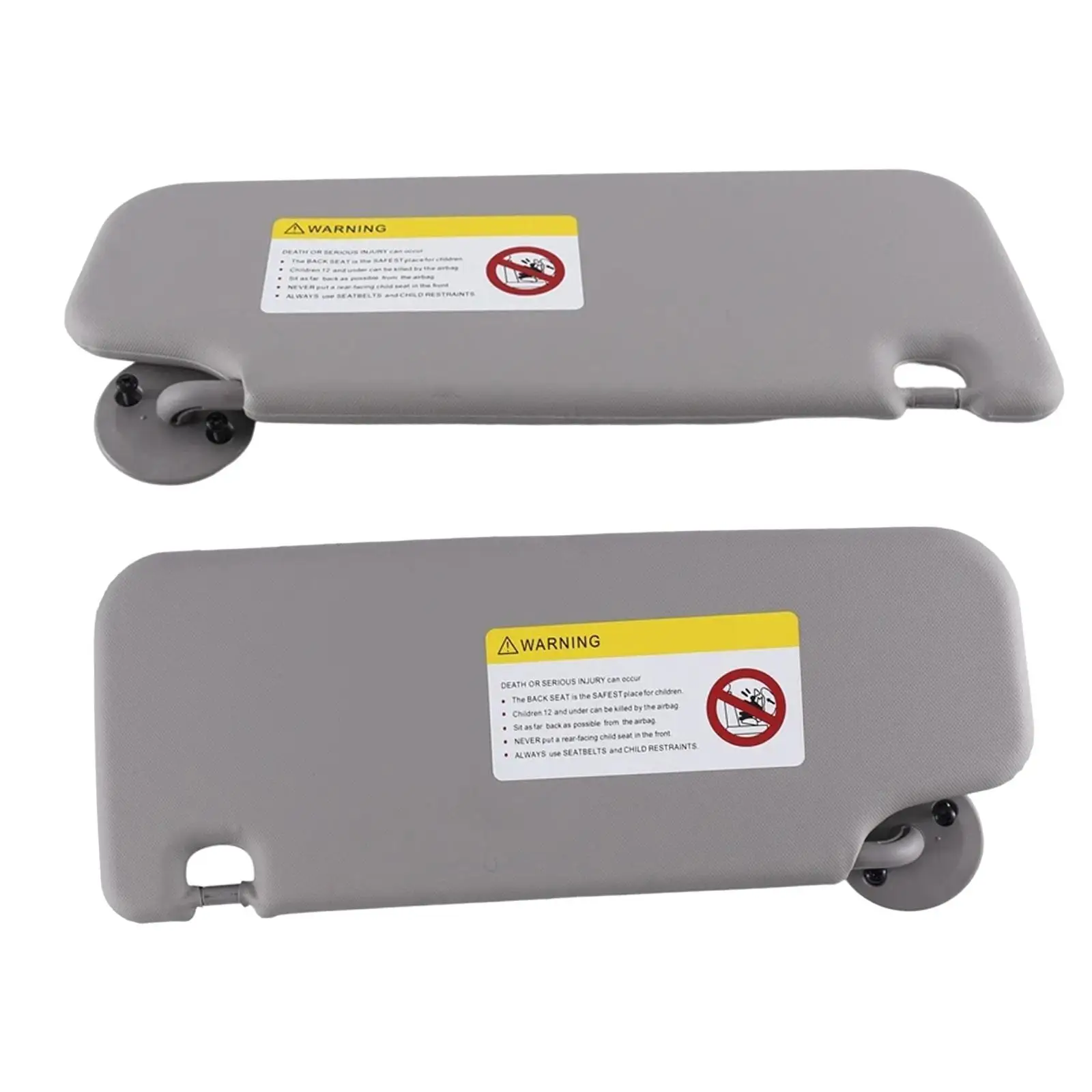 2 Pieces Windshield Sun Visor P95327509 P95327507 Grey Sunproof Plate Direct Replaces Auto Parts for Chevrolet Sonic Aveo
