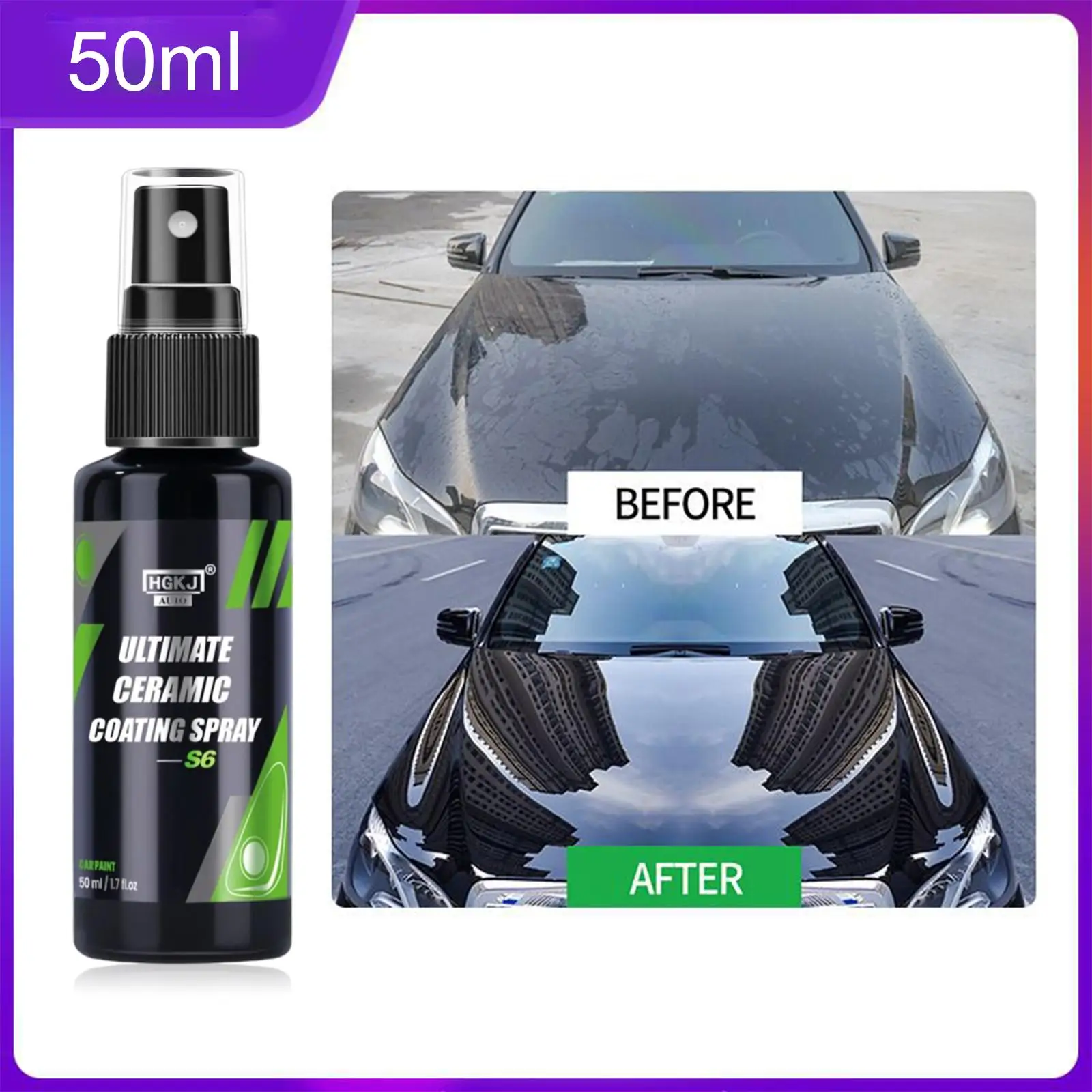 Cars Ceramic Coating Spray Anti Scratch Wax Polish Protection Hydrophobic Detail Protection Anti-Fouling Car Top Coat Polish