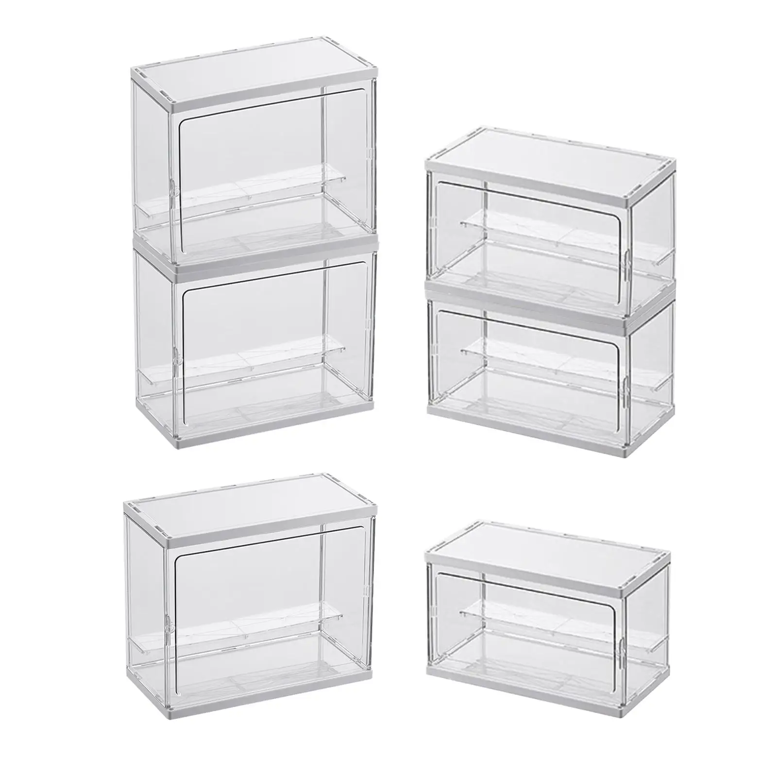 Display Case Showcase Stand Dustproof for Action Figures Toy Collectibles Model Car