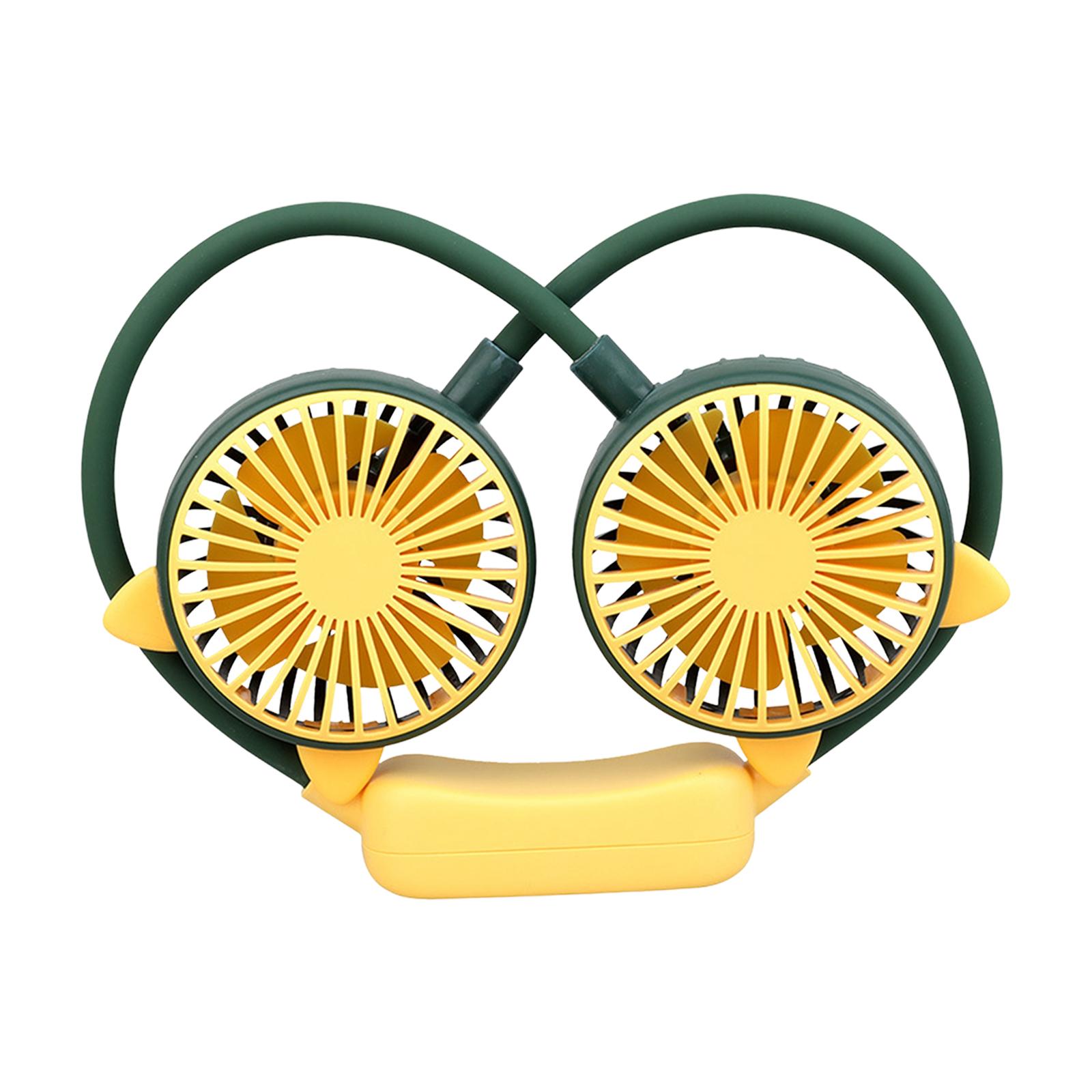 Neck Hanging Fan, 2 Speeds Adjustment Personal Fan, Air Cooling Fan USB Charging for Outdoor Activity Home Office Travel Jogging Neck Hanging Fan, 2 Speeds Adjustment Personal Fan, Air Cooling Fan USB Charging for Outdoor Activity Home Office Travel Jogging