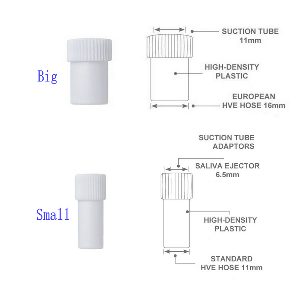 Dental Suction Tube Converter Adapters