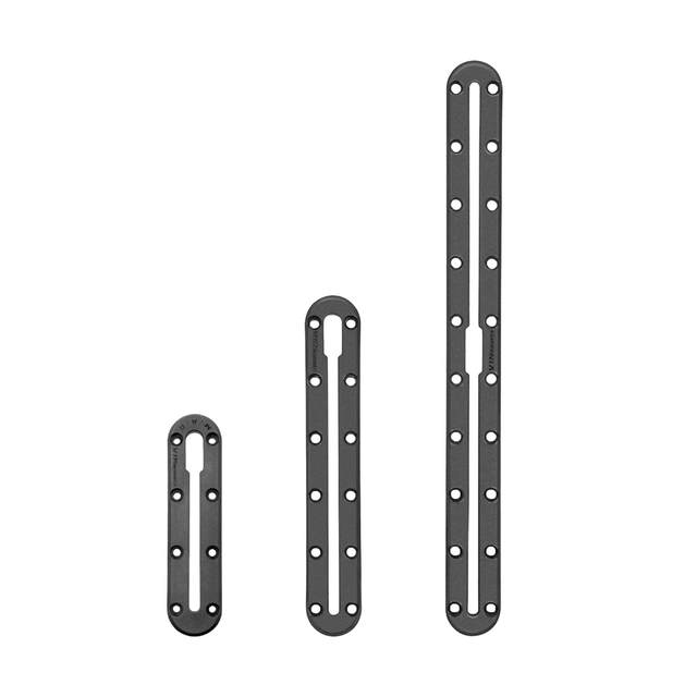 Kayak Slide Track Rails Bracket, DIY Accessories Fishing Rod Rack Holder Mounting Base Tackle Canoe Inflatable Marine Boat Part Marine Hardware Middle