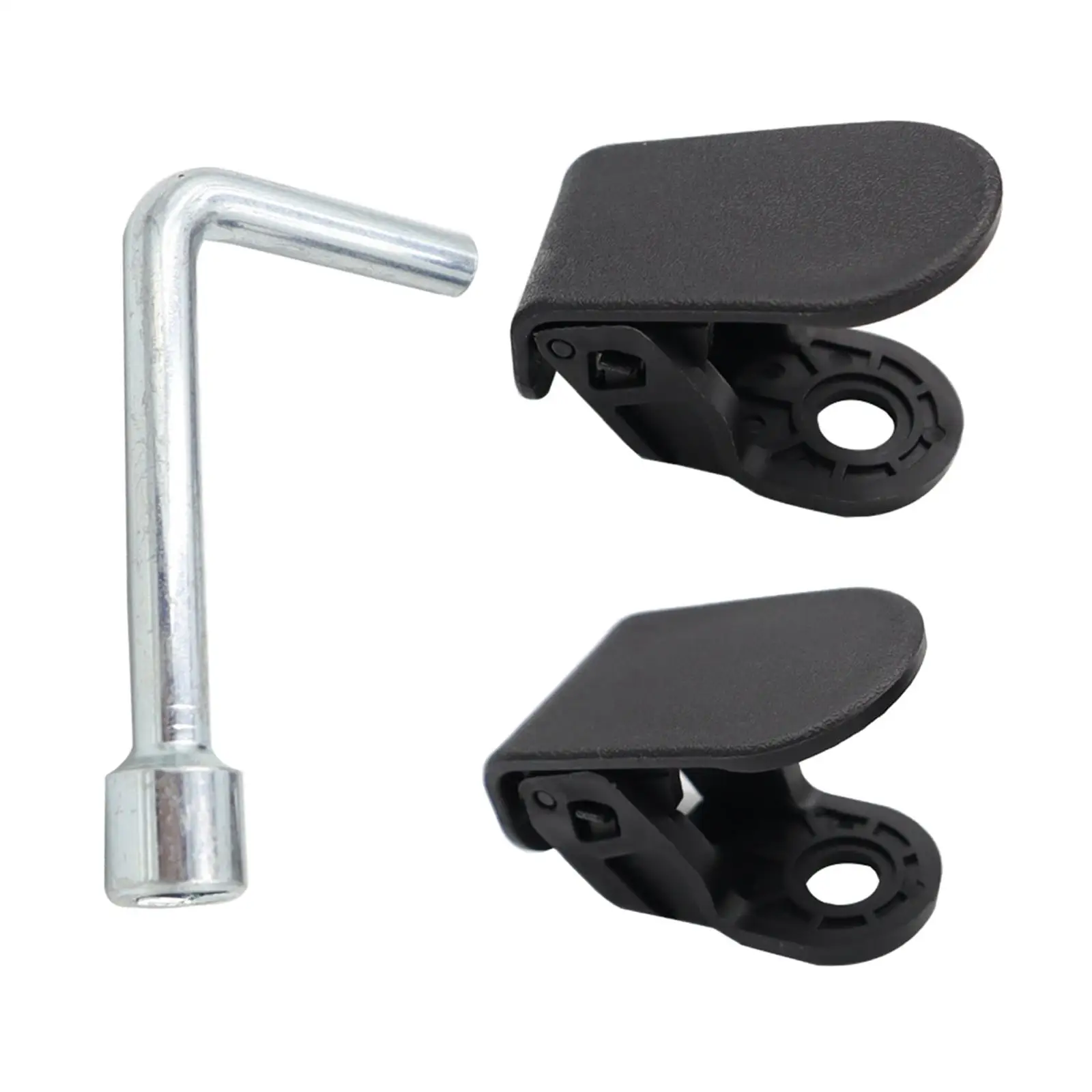 2x Car Front Trunk Hooks Screw Cover Bolt Covers for Tesla Model 3 19-20 Easy Installation High Performance Accessories