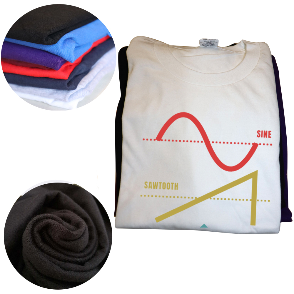 Vintage Analog Synthesizer Techno Waveform Synth Nerd T Shirts Grafik Streetwear Kurzarm Geburtstag Geschenke Sommer T-shirt – Detail 4