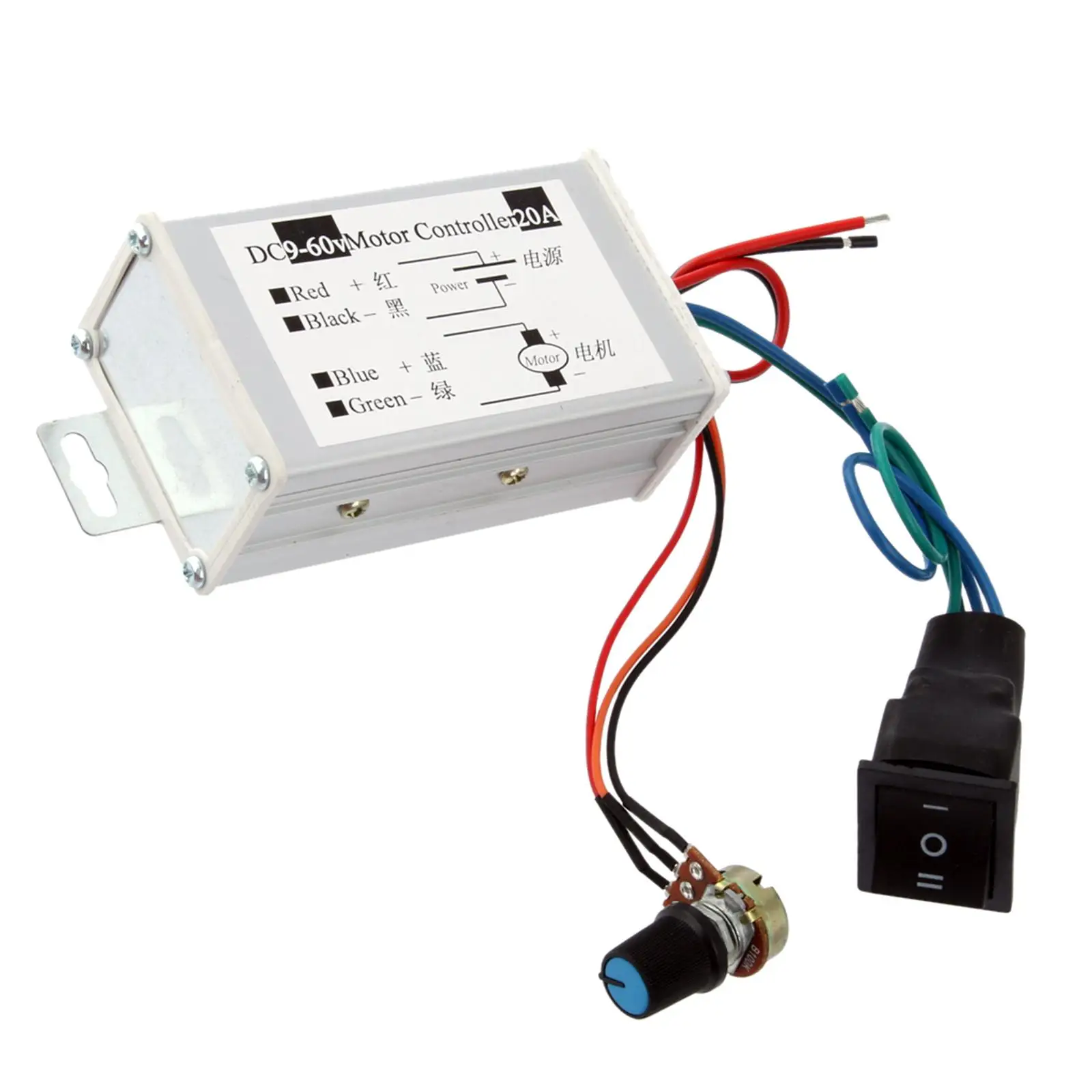 DC PWM Motor Speed Controller Speed Control Switch 3A-24V