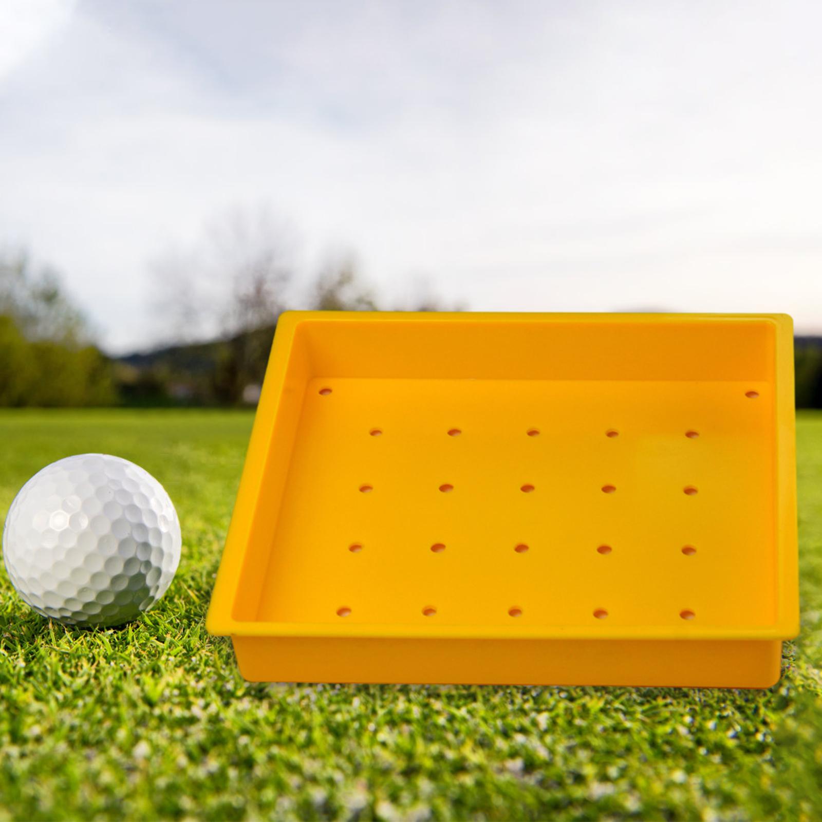 Premium Golf Ball Tray Golfballs Holder Storage Container Organizer Case