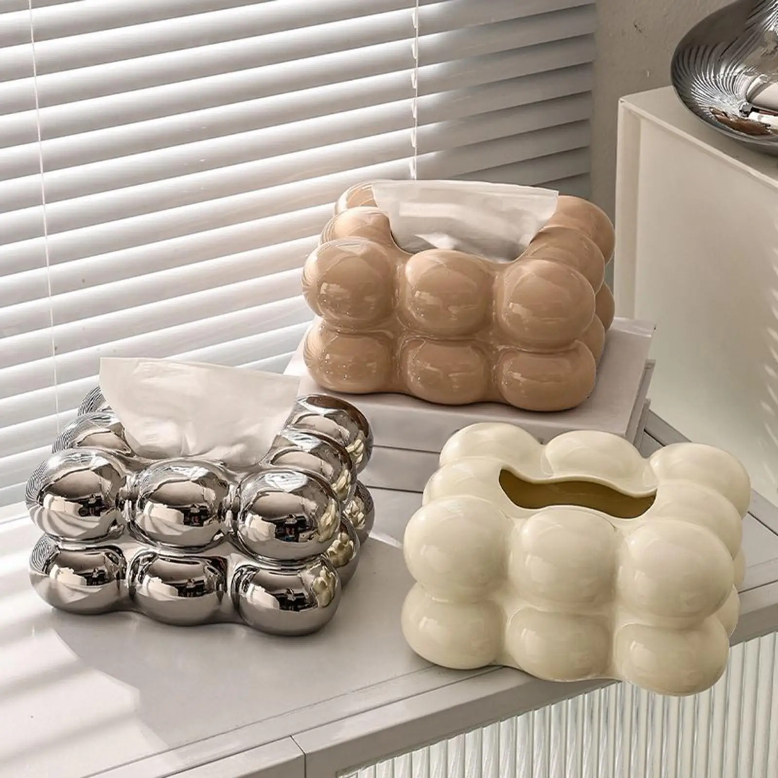 Tissue Box Cover Holder Toilet Paper Storage Holder and Tables Car