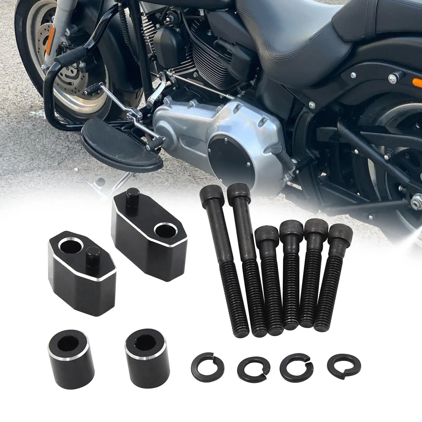 Street Glide Floorboard Extension with Mounting Screws Easily Install Stable
