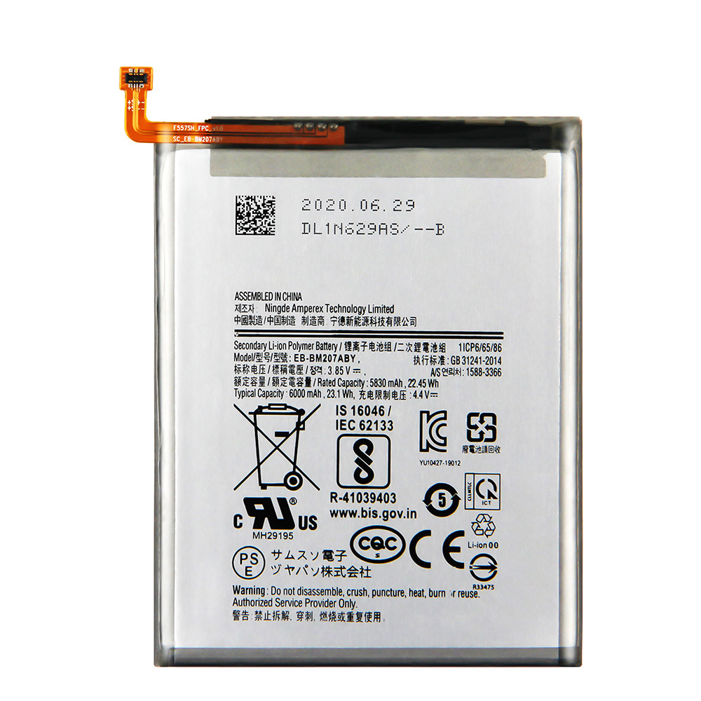 Replacement Battery Eb-bm207aby For Samsung Galaxy M30s Sm-m3070 M3070 M21  M31 M215 Rechargeable Phone Battery 6000mah - Mobile Phone Batteries -  AliExpress